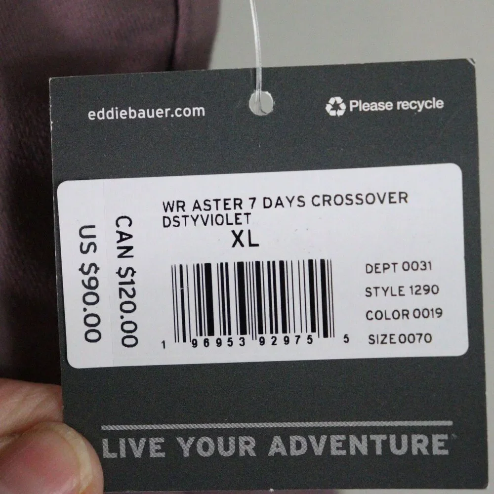 NWT Eddie Bauer Women's Aster Crossover Dress size XL - Picture 5 of 7